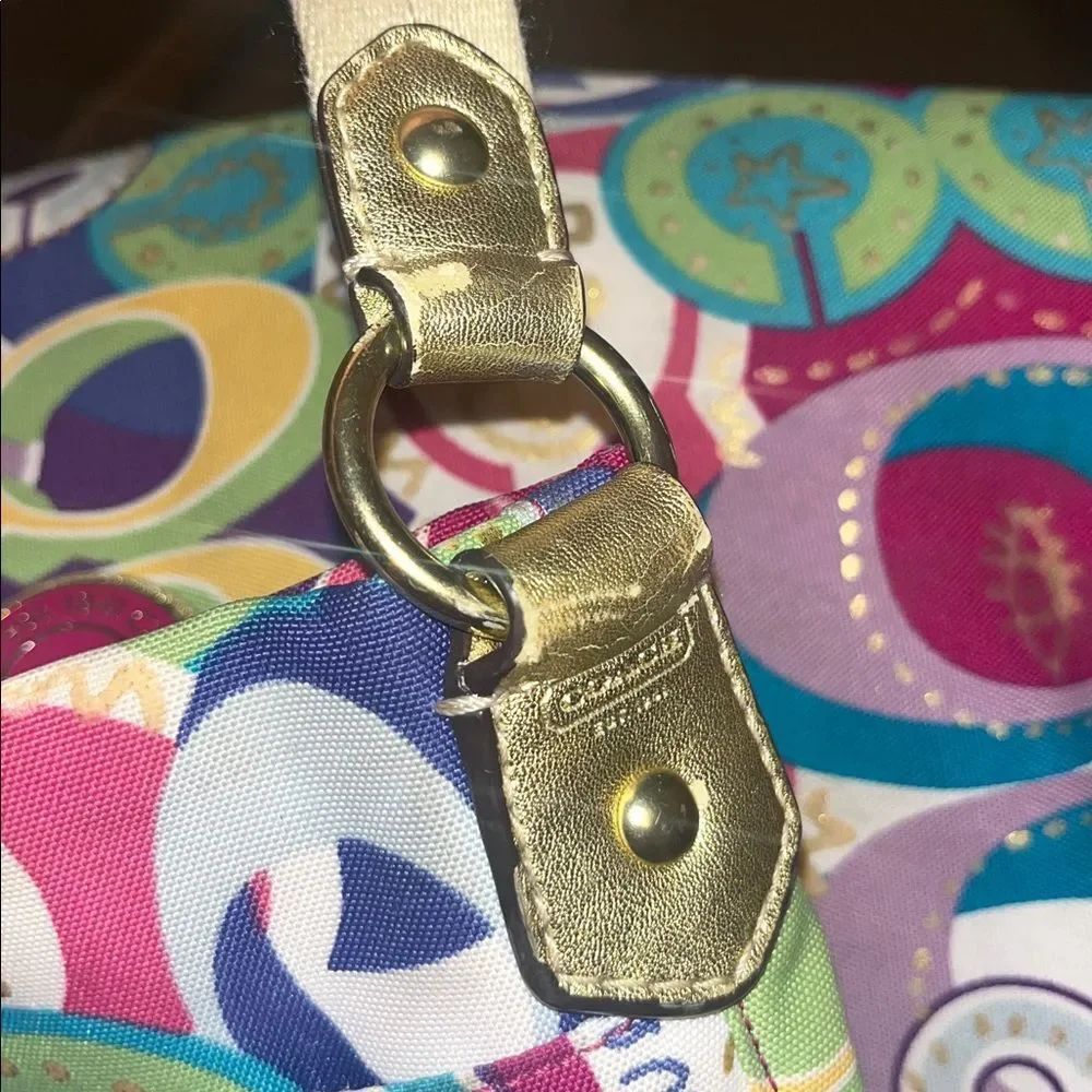 Coach Poppy Crossbody Purse Graffiti
